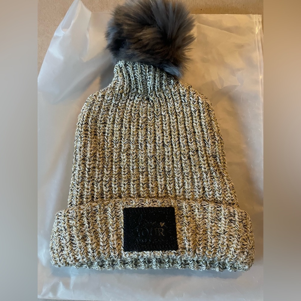 Love your melon limited edition hat with removable Pom Pom